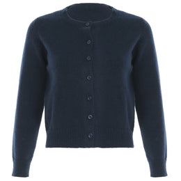 Lucia Wool-Blend Cardigan - Navy Blue variant image