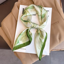 Como Silk Twilly Scarf - Champagne Beige variant image