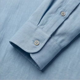 Capri Linen Resort Shirt - Blue
