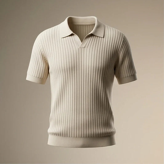 Firenze Ribbed Cotton Polo