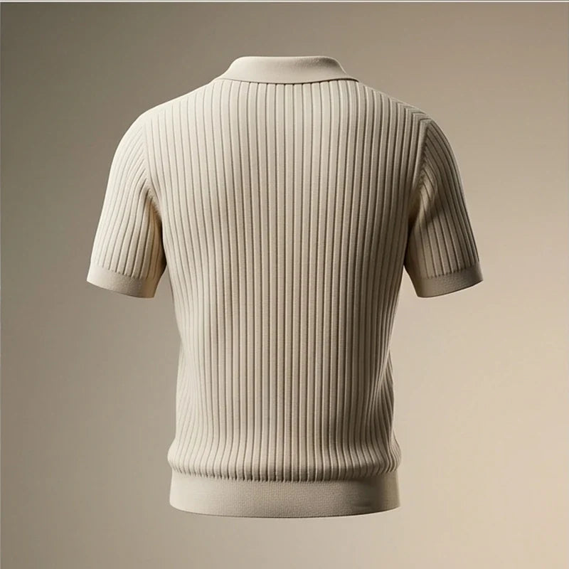 Firenze Ribbed Cotton Polo