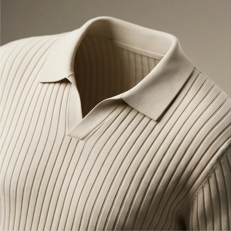 Firenze Ribbed Cotton Polo