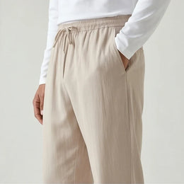 Riviera Linen Drawstring Trouser