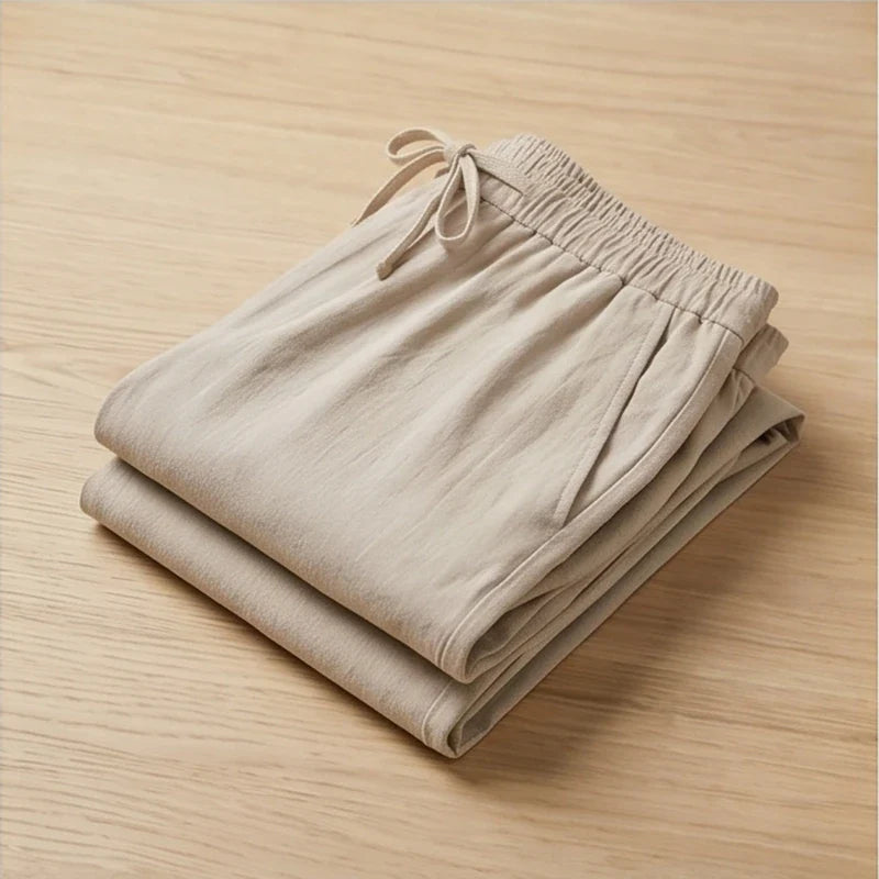Riviera Linen Drawstring Trouser